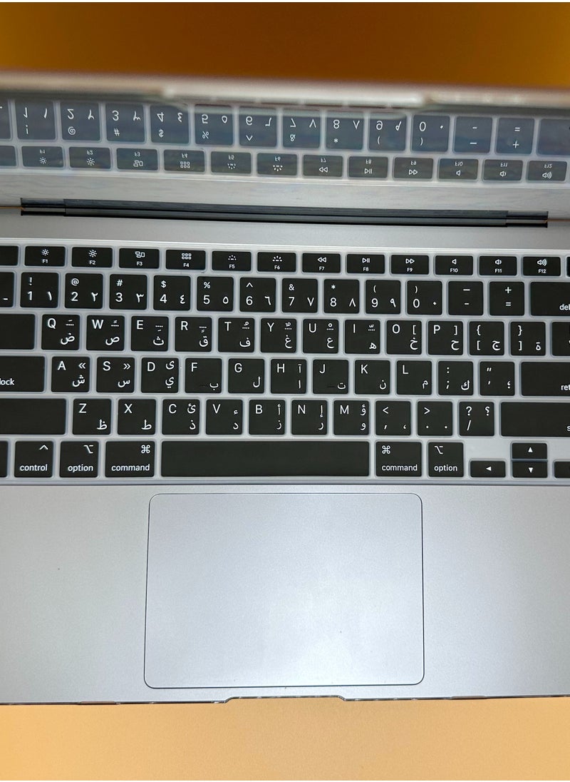 Samu - Keyboard Cover for MacBook Air 13 M1 MGN63 ，Arabic Keyboard Film，Splashproof Keyboard Protector - Image 1