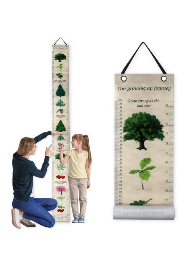 Iywish Growth Charts for Kids Hanging Ruler Wall Decals Height Chart Growth Chart Sticker Height Measure Chart for Girls Boys Removable Waterproof Baby Growth Chart Height Measure Home Room Decoration - Image 1