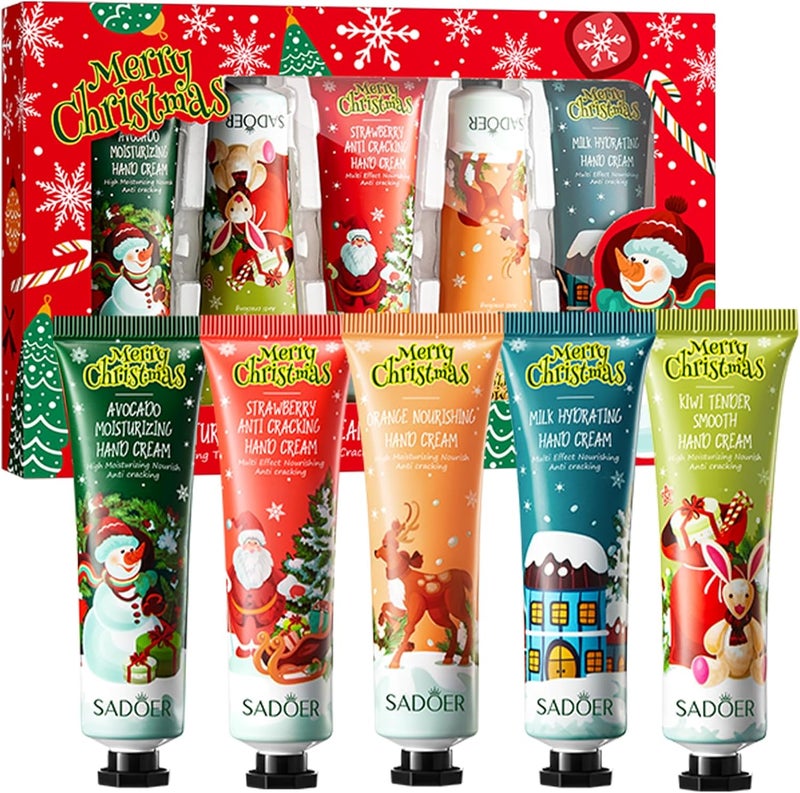 Hand Cream Christmas Hand Cream Gift Sets Enriched with Shea Butter Deeply Hydrating Nourishing NonGreasy Natural Aloe And Vitamin E For Women Perfect Gifts