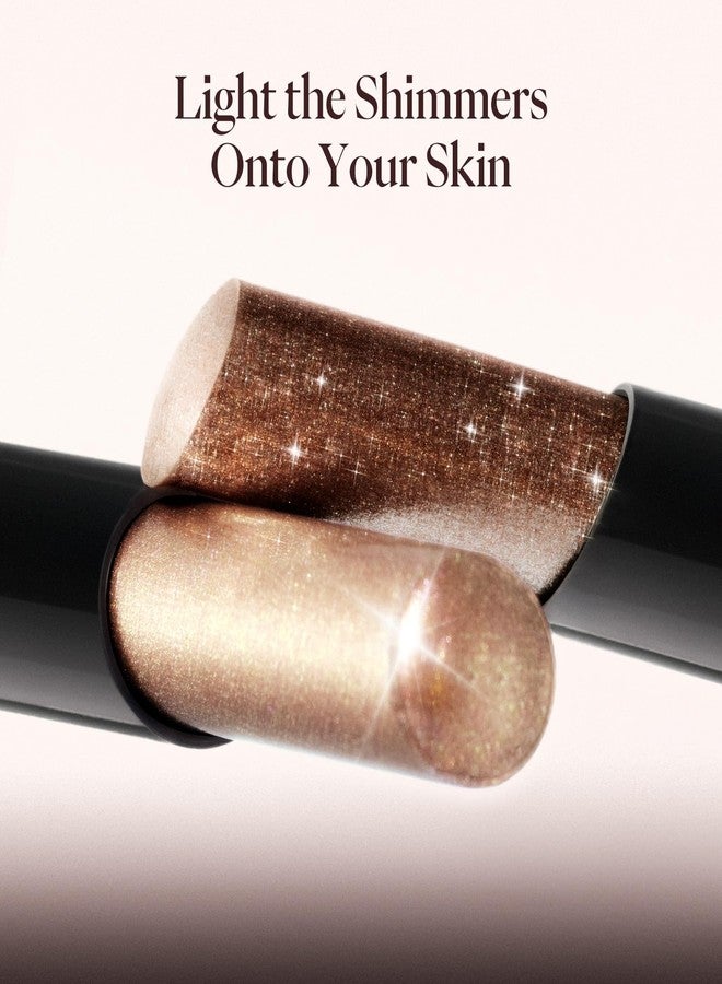 Joocyee Jelly Eyeshadow Stick, Cool-Touch Cream Eyeshadow Pencil with High-Impact Shimmer, Transfer-Resistant and Buildable Glitter Eye Makeup, Long Lasting Dewy Finish - Amber Glow - Image 3