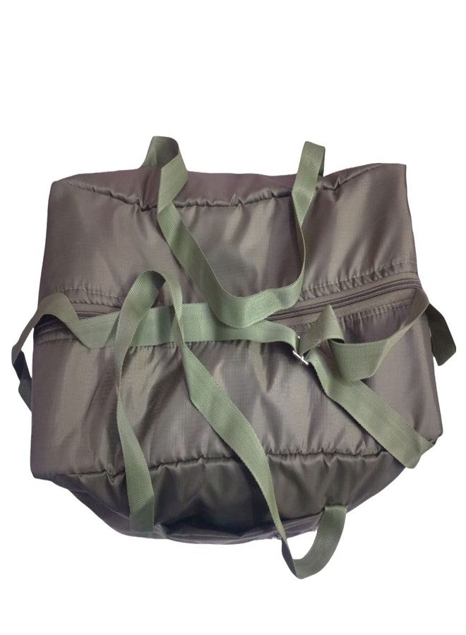 Peafowl Foldable Travel Duffel Bag Tote Carry on Luggage Sport Duffel Bag for Men and Women Green Color - Image 5