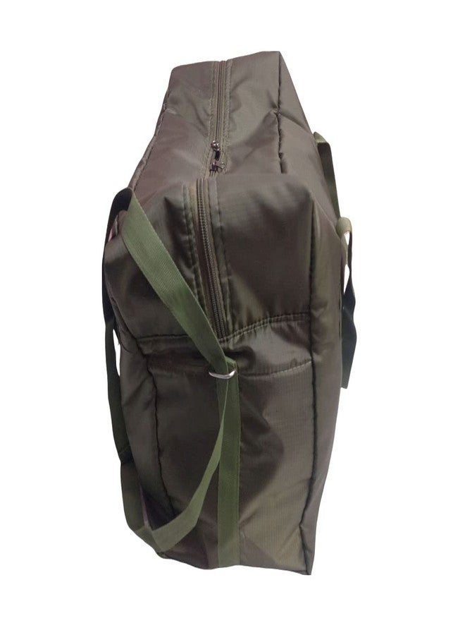 Peafowl Foldable Travel Duffel Bag Tote Carry on Luggage Sport Duffel Bag for Men and Women Green Color - Image 4