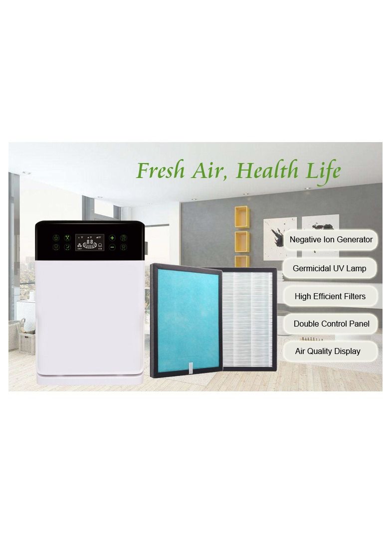 Smart Innovation Antibacterial + High Efficiency HEPA Replacement Filter for K01 K01B Air Purifier (Filter size: 287 x 320 mm) - Image 5