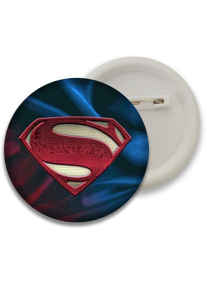 D2c D2c Superman l Blue | Powerful | Button Badges  - Image 4