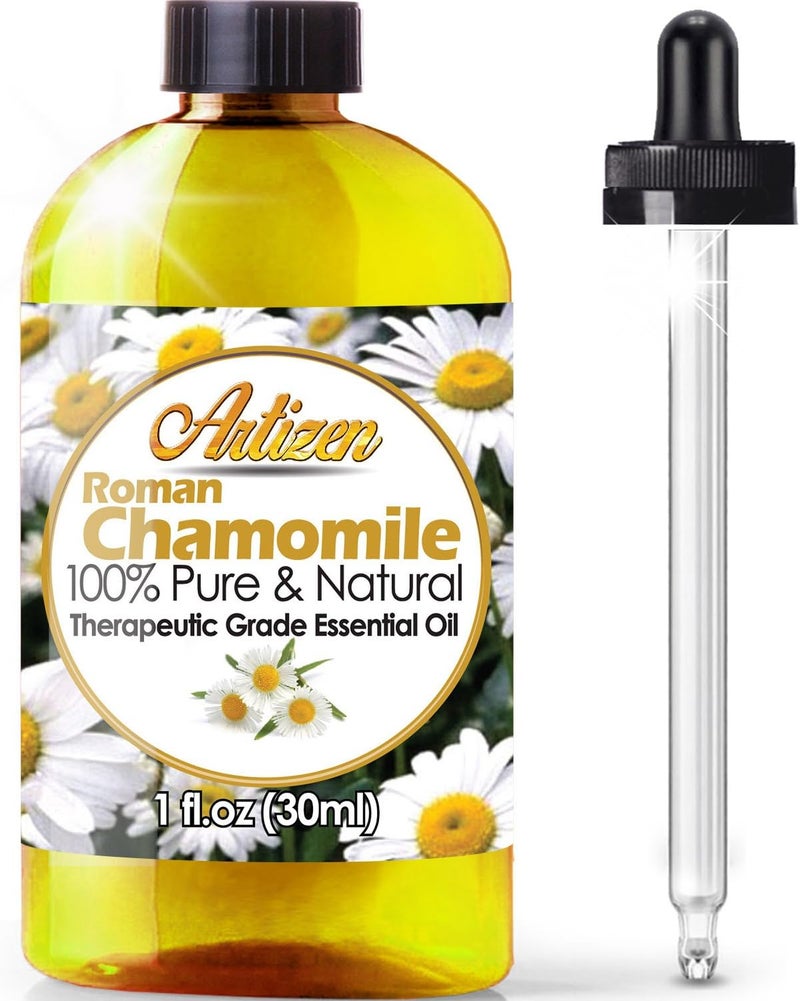 Artizen Roman Chamomile Essential Oil (100% PURE & NATURAL - UNDILUTED) Therapeutic Grade - Image 1