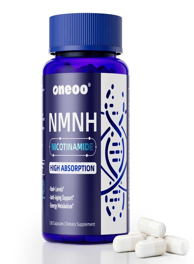 Oneoo NMNH Supplement with NAD Supplement Maximum Potency with Resveratrol & Pterostilbene, CoQ10 & Black Pepper, for Cellular Energy, Anti-Aging Support, Sirtuin Activation & Methylation Support, 120 - Image 1