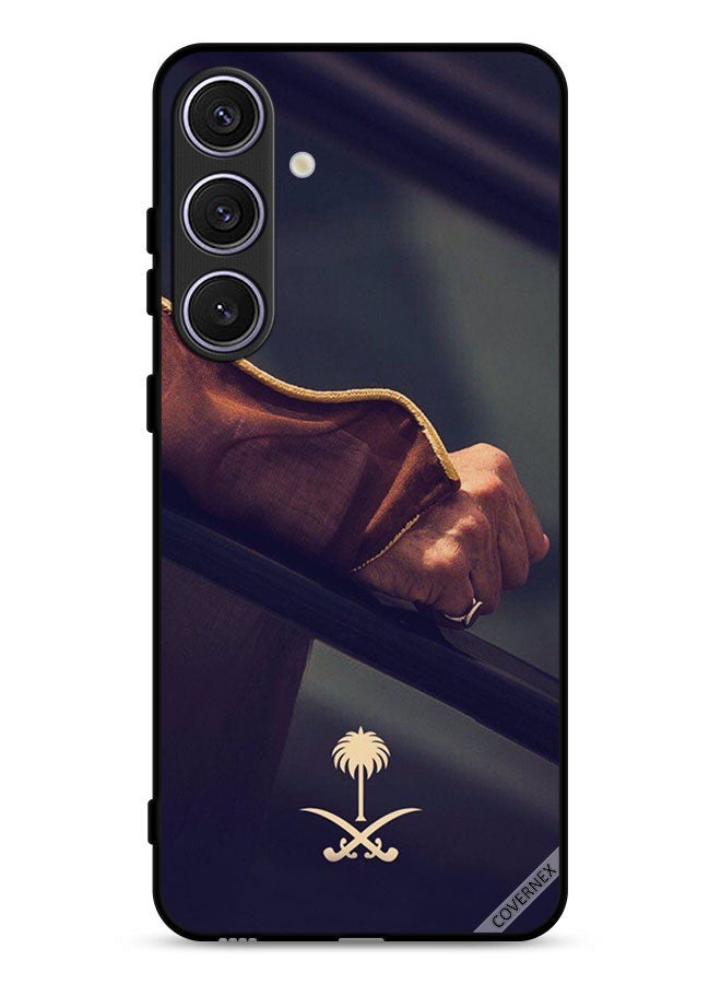 Covernex Samsung Galaxy S25 Plus Protective Case Cover Hand & Saudi Arabia National Sign - Image 1
