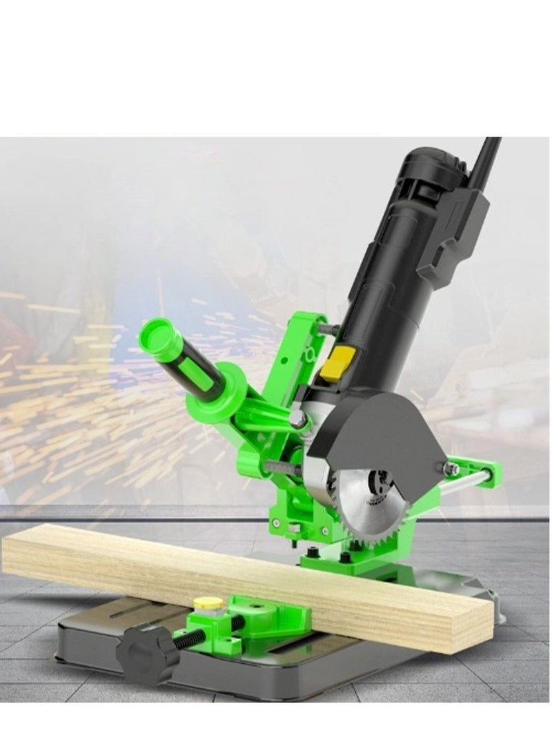 Furtey Angle Grinder to Table Saw Conversion Kit - Heavy Duty Universal Bracket Stand for 100mm & 125mm | Multifunction Cutting Grinding Polishing Station w/ Fixed Holder & Pull Rod - Image 3