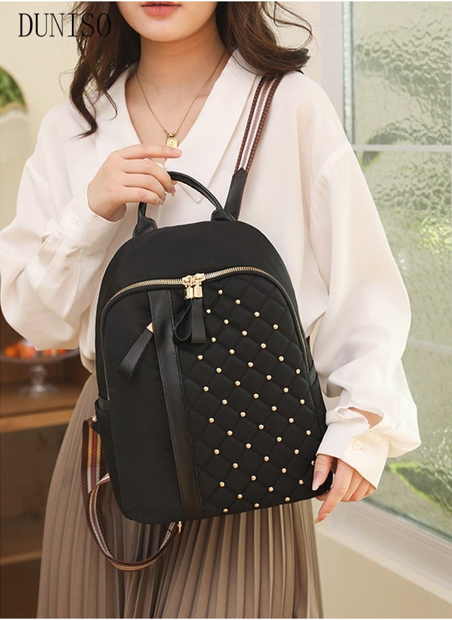 DUNISO - Casual Travel Backpack For Women Large Capacity Waterproof School Backpack Wear Resisant Light Weight Double Shoulder Backpack For College Girls Students - Image 1