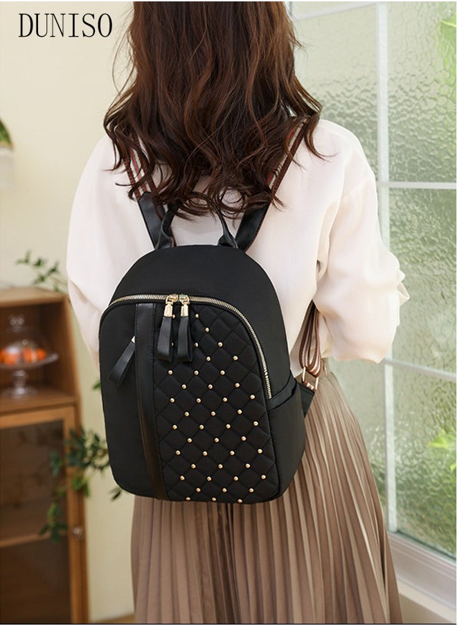 DUNISO - Casual Travel Backpack For Women Large Capacity Waterproof School Backpack Wear Resisant Light Weight Double Shoulder Backpack For College Girls Students - Image 1