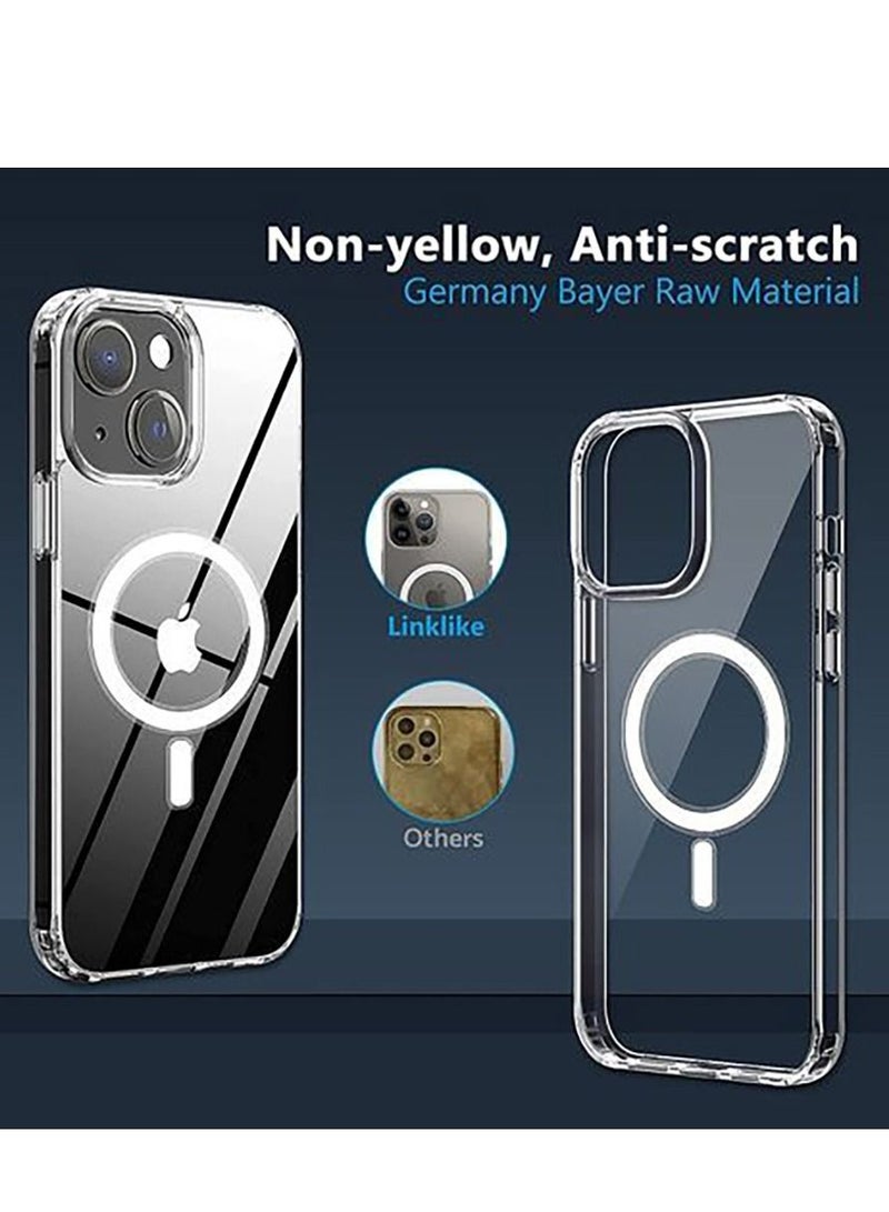 Designed For IPhone 13 (6.1 Inch) Case Compatible With MagSafe Clear Cover  - Image 1