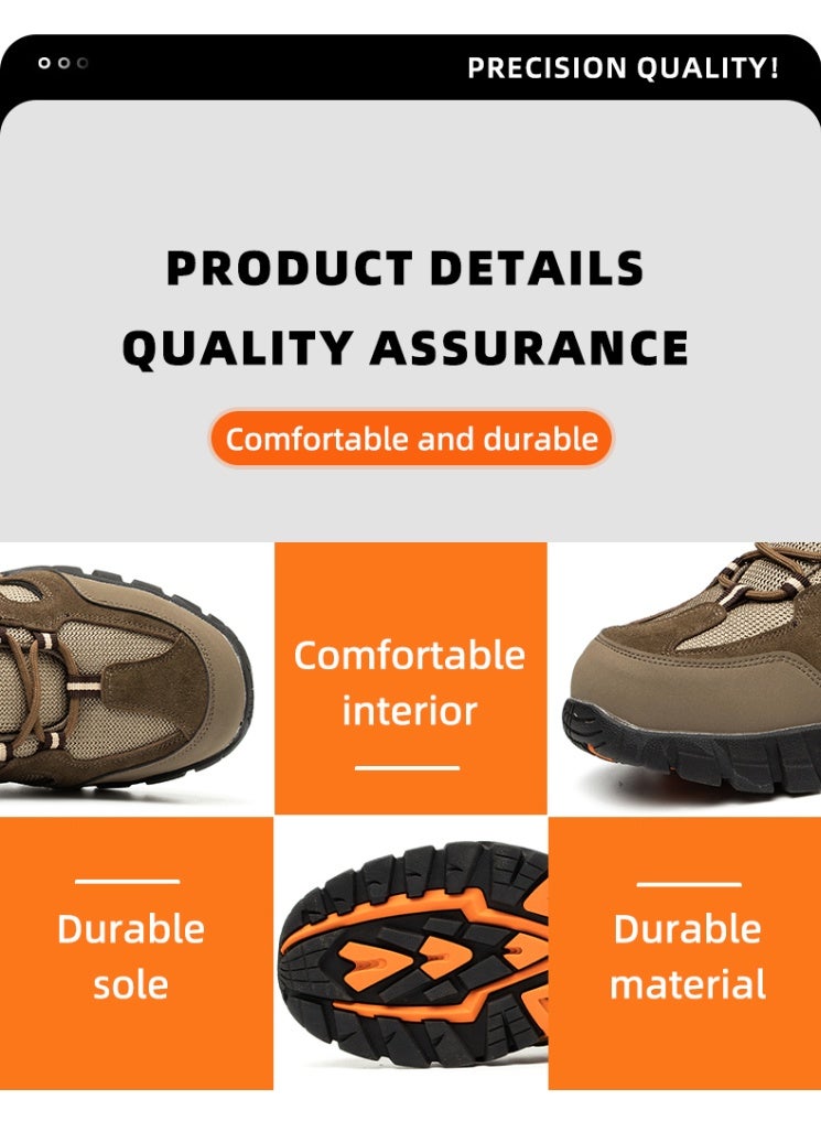 Steel Toe Shoes for Men Lightweight Safety Shoes Comfortable Puncture Proof Slip On Indestructible Work Shoes and Fashion Sneakers. - Image 4