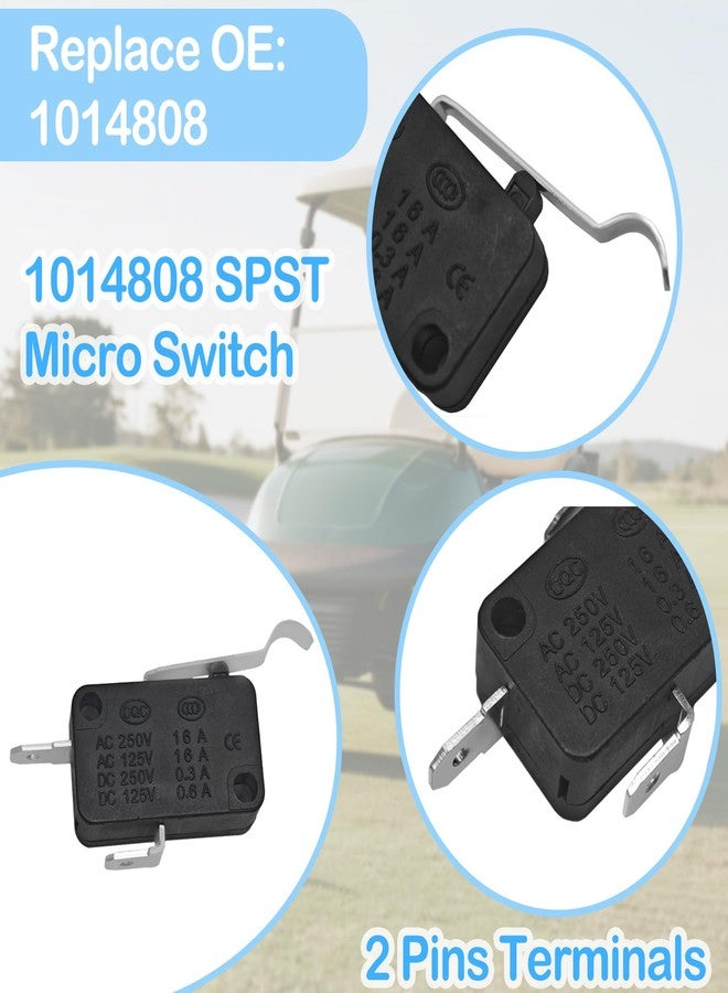 Formiden Golf Cart Micro Switch Kit 4Pcs 1014807 & 4Pcs 1014808 for Club Car Golf Cart DS Precedent (1982-up) & Tempo (2018-up) - Image 3