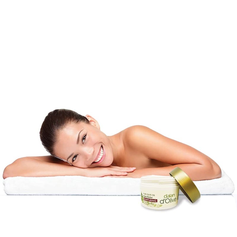 Dalan كريم زبدة الجسم من دالان د زيت الزيتون للبشرة الجافة 8.5 أونصة - Image 4