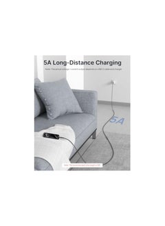 JSAUX USB C Extension Cable (6.6FT/2M), JSAUX Type C 3.1 GEN 2 Male to Female Extender Cord for USB C Hub/Dock, Pixel 3 2 XL, Galaxy S20 S10 S9 S8 and More  - Image 3