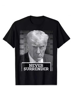 New Trump Print Short Sleeved Shirt