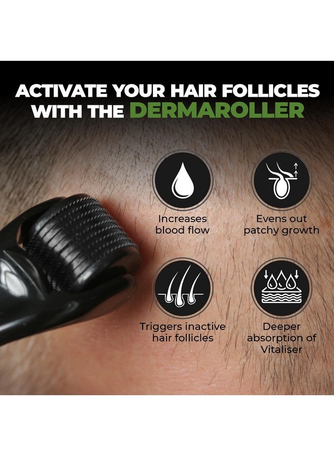 Beardo Rosemary Essential Oil, 15 ml & Derma Roller For Hair Growth 0.5 mm with 540 Chromium Needles | for Hair Growth, Hair fall and Regrowth | Skin Nourishment | 100% Natural | Aroma Oil - Image 2