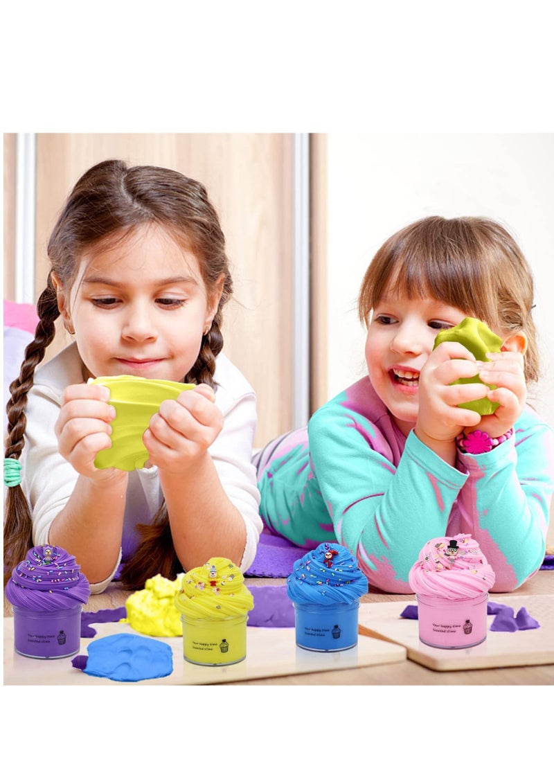 4 Pack er Slime Kit, with Clown Slime, Magician Cartoon Stretchy and Non-Sticky  - Image 3