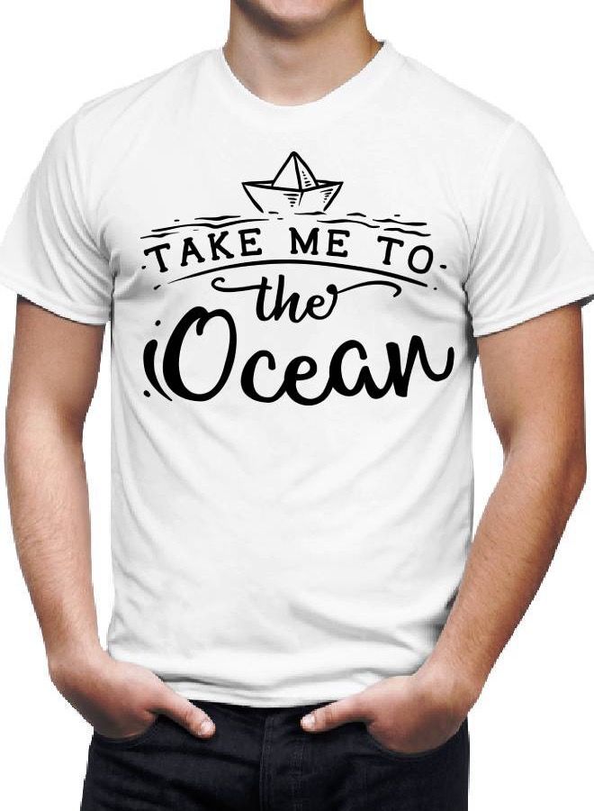Men’s Soft T Shirt Printed Take Me To The Ocean