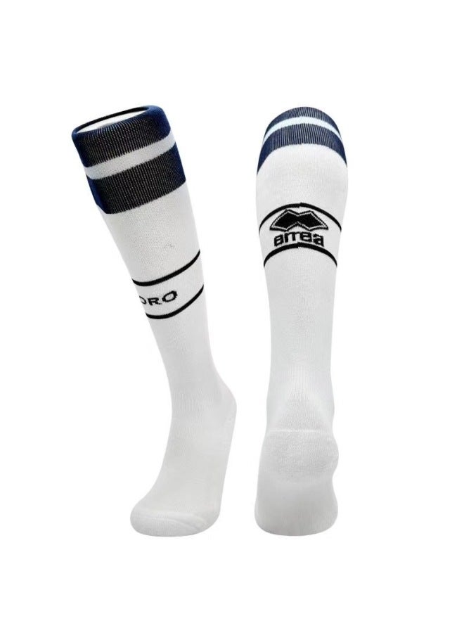 Spot 24-25 Thai Version Long Football Socks For Adults And Kidsren, Sweat-absorbent And Wear-resistant Towel-soled Sports Socks