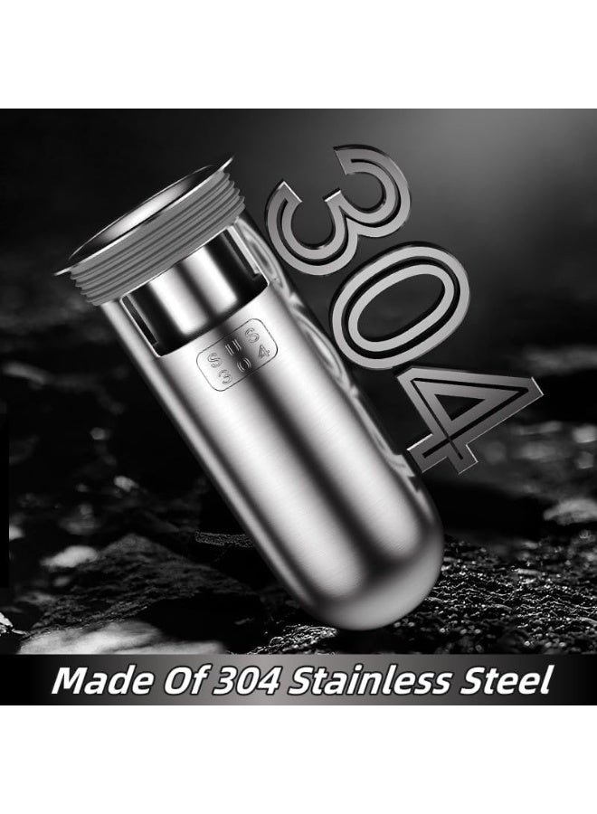 SYOSI Shower Floor Drain Plug, Water Sealing with Mini Bottle Trap Design, Anti-Odor Bathroom Floor Drain Cover, 3.3" Deep, 304 Stainless Steel Material, Heavy Duty, Rustproof, Easy Twist Lock Mechanism - Image 4