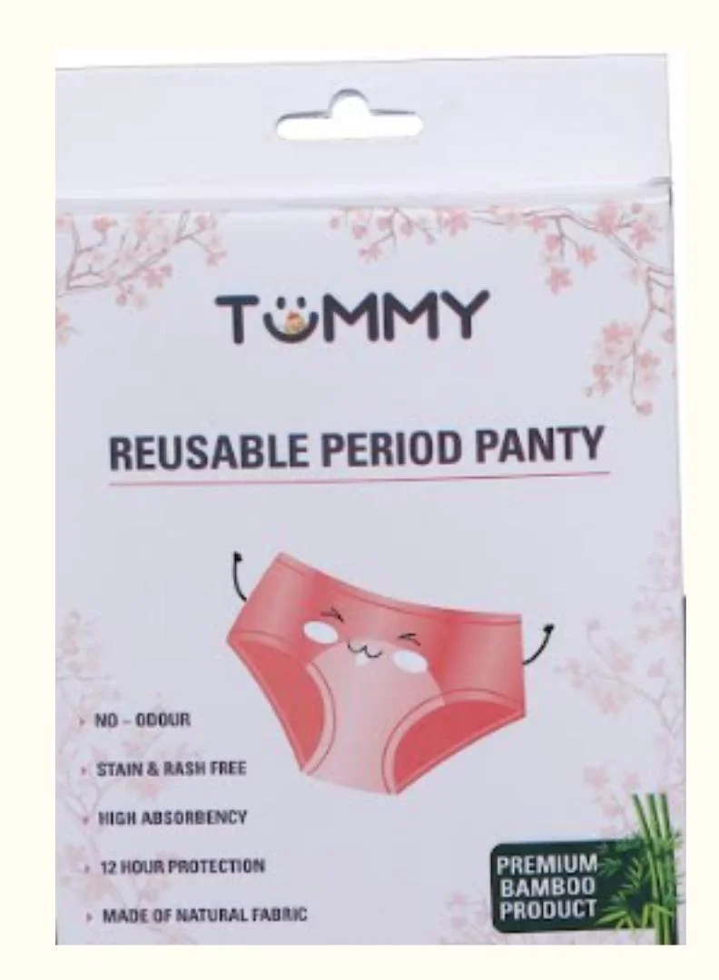 TUMMY Bamboo Cotton  Absorbent Leak Proof Period Panty Menstrual Panties for Girls