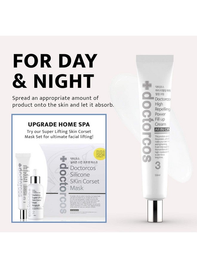 DOCTORCOS High Repelling Power Fillup Wrinkle Cream For Women (1.7 Oz) Full Face And Under Eye Lifting Cream For Wrinkles Fine Line Cream For Day And Night Use Korean Skin Care Products - Image 5