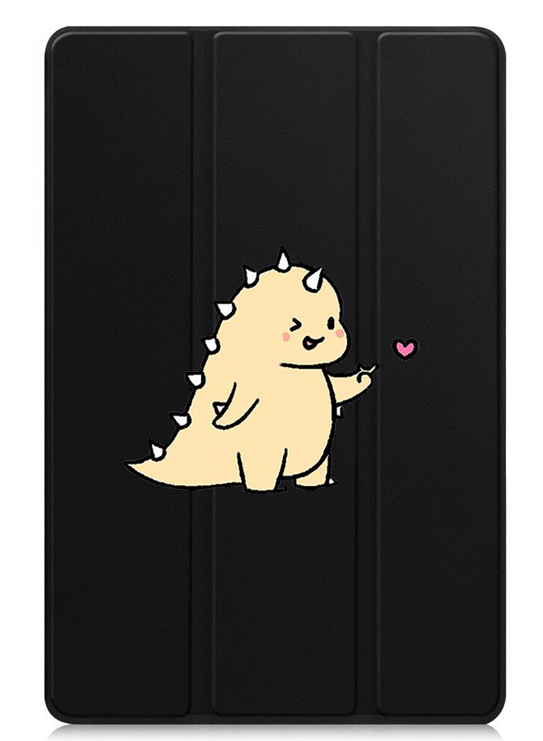 Theodor Protective Flip Case For Huawei MatePad SE 11 (2024) With Trifold Stand Auto Wake Sleep Shockproof Cover Dino love - Image 1