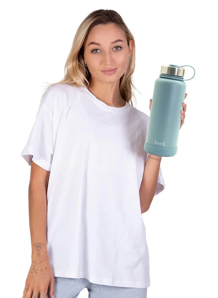 Loch Steel Blue 900ML Steel Blue Monochrome Bottle  | Best Price UAE