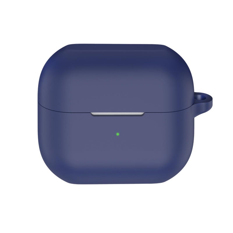 KNOXS Case for Samsung Galaxy Buds 3/3 Pro, Soft Silicone, Shockproof, Anti-Scratch Protective Case with Carabiner, Compatible with Samsung Galaxy Buds 3/3 Pro (Blue) - Image 1