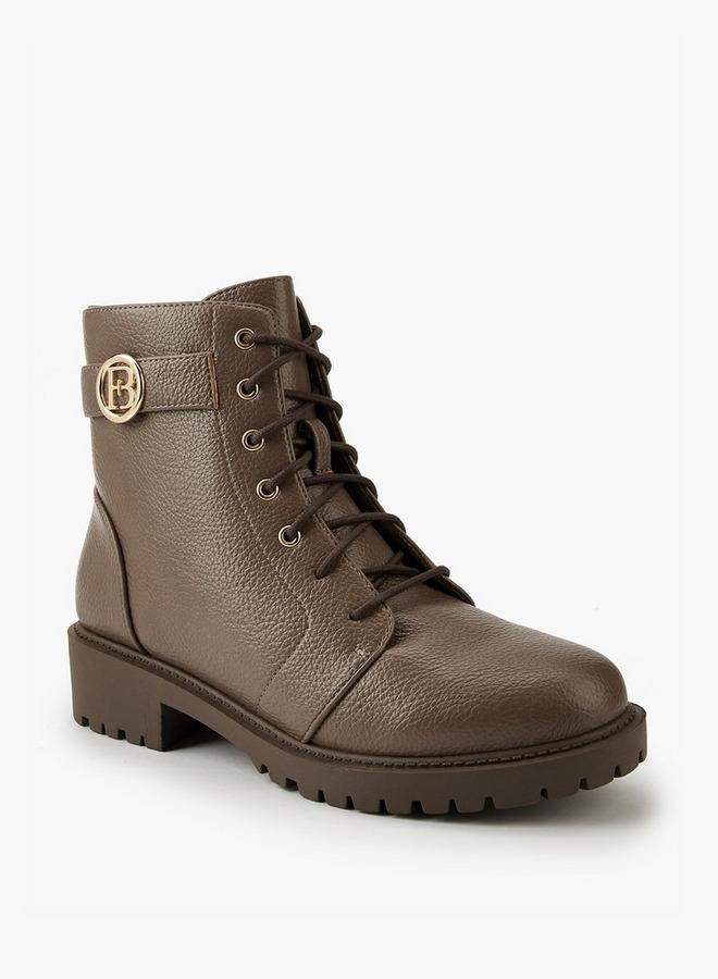 Flora Bella By Shoexpress Solid Ankle Boots with Zip Closure - Image 1