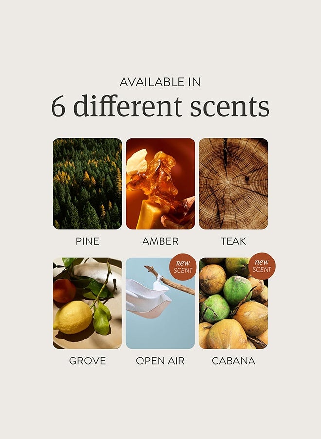 Drift Car Air Freshener - Wood Air Freshener - Car Odor Eliminator - Teak Scent Starter Kit - Image 4