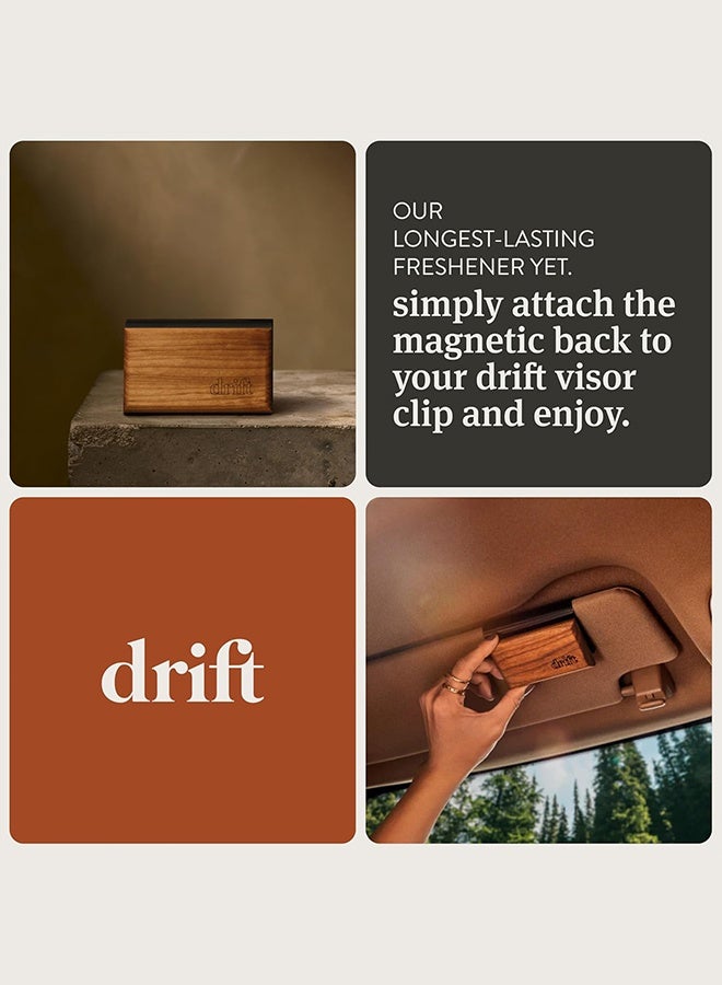 Drift Car Air Freshener - Wood Air Freshener - Car Odor Eliminator - Teak Scent Starter Kit - Image 5