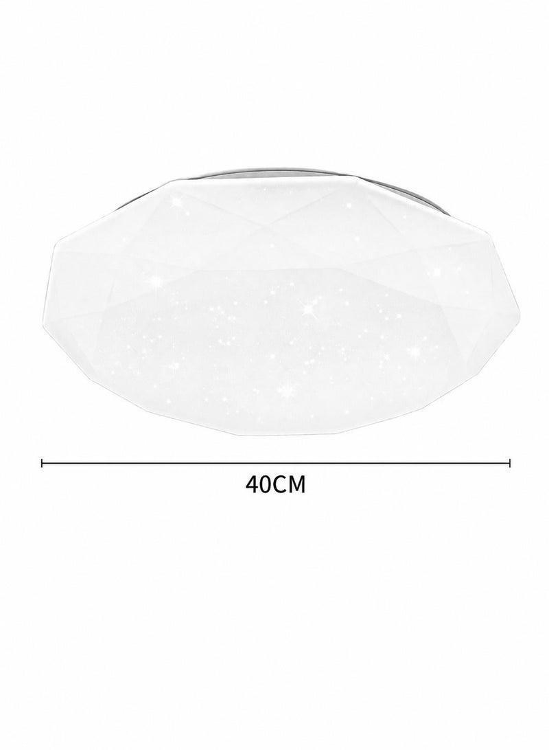 AL THURAYAT Modern 40cm LED Ceiling Light – 3 Color Lighting Modes Warm White / Cool White / Natural – Luxury Flush Mount Ceiling Lamp for Bedroom & Living Room - Image 4
