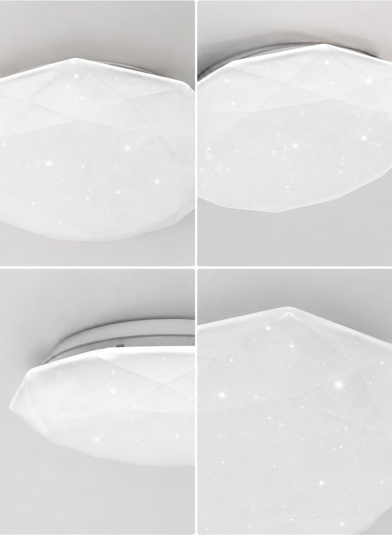 AL THURAYAT Modern 40cm LED Ceiling Light – 3 Color Lighting Modes Warm White / Cool White / Natural – Luxury Flush Mount Ceiling Lamp for Bedroom & Living Room - Image 3