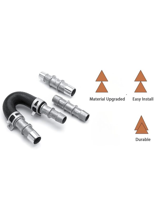 Upgrade Aluminum Engine Heater Core Bypass Kit with 5/8" 3/4" Hose Compatible with Most Common Heater Hoses - Image 2