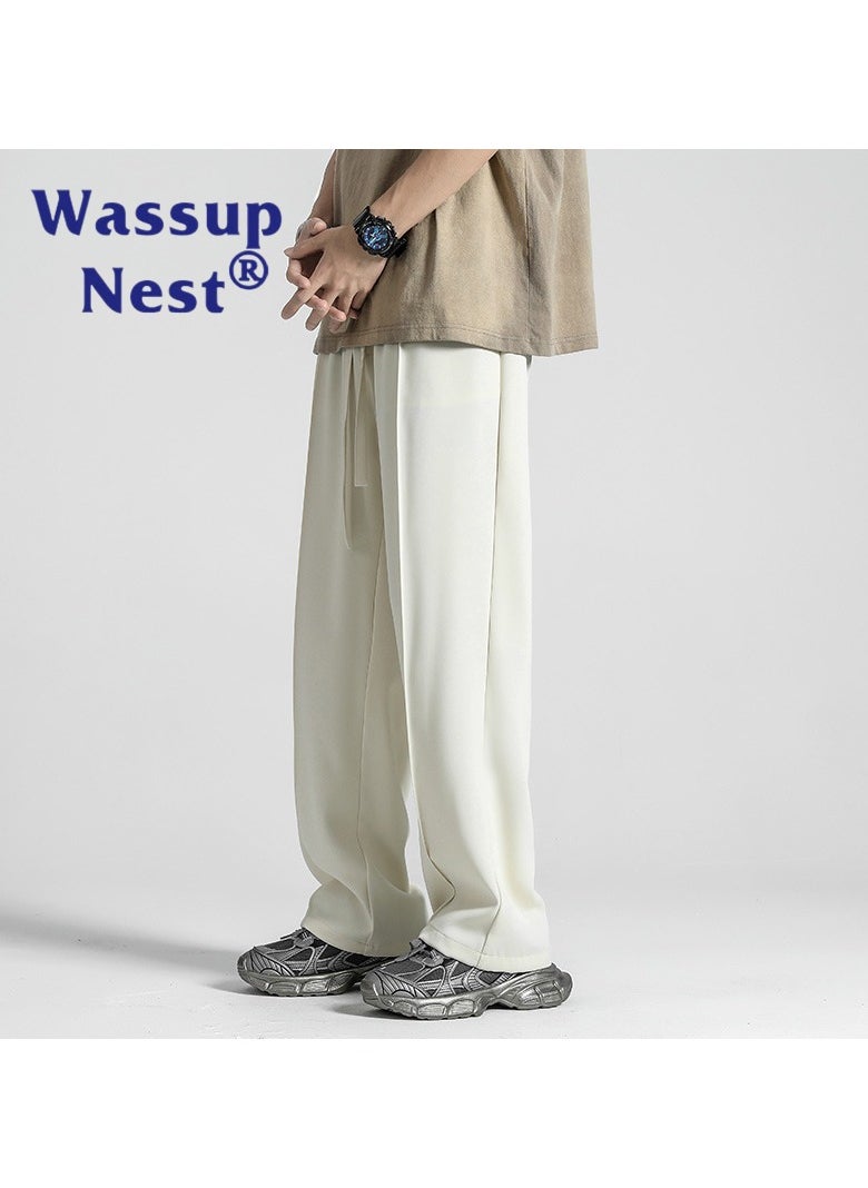 WASSUP NEST - New WASSUP NEST Fashion Straight Casual Pants - Image 1