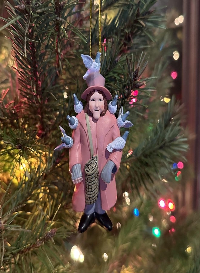 Tree Buddees NYC Central Park Bird Pigeon Lady Christmas Ornament - Image 3