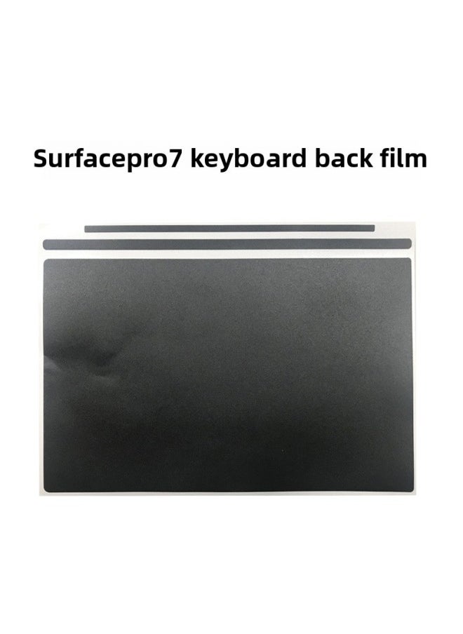 Generic - Applicable To Surface Full-covered Keyboard Film Pro9 Keyboard Back Film Pro7 Full-covered Keyboard Wrist Support Film-Color:Ice Film Silver-Size:Full-covered Go1/2/3 [keyboard Back Film]] - Image 1