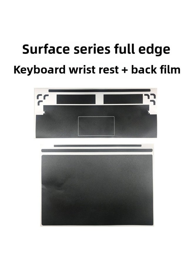 Generic - Applicable To Surface Full-covered Keyboard Film Pro9 Keyboard Back Film Pro7 Full-covered Keyboard Wrist Support Film-Color:Ice Film Silver-Size:Full-covered Go1/2/3 [keyboard Back Film]] - Image 1