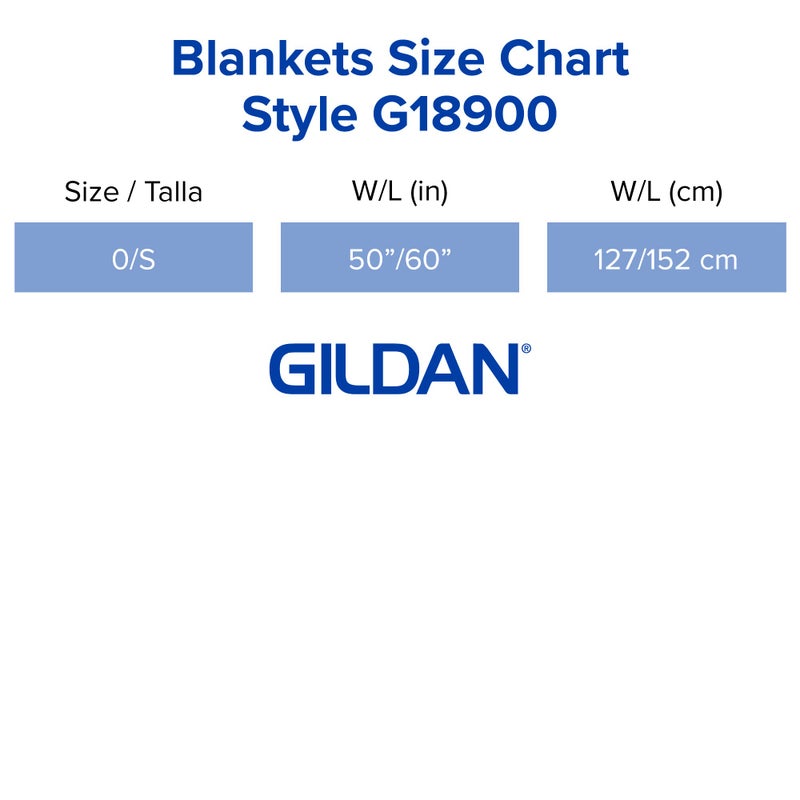 Gildan بطانية فليس ثقيلة من جيلدان، الطراز G18900، رمادي رياضي، 50" x 60" - Image 4