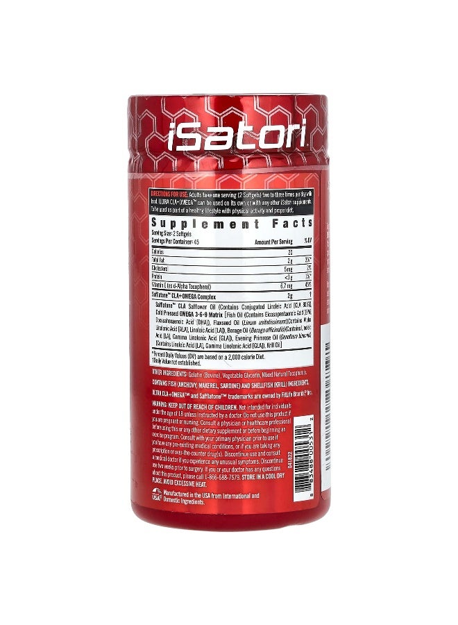 iSatori Isatori, Ultra CLA + Omega , 90 Softgels  - Image 2