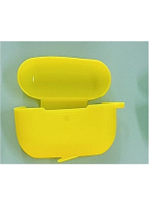Protective Case For Airpods Pro Apple Third Generation Airpodspro2 Wireless Headset Silicone Case-Color:115C Yellow-Applicable Model:Airpods Pro2 (with Ears And One-piece)