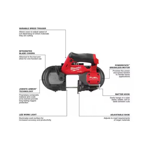 Milwaukee Electric - M12 Fuel Compact Band Saw - Image 2