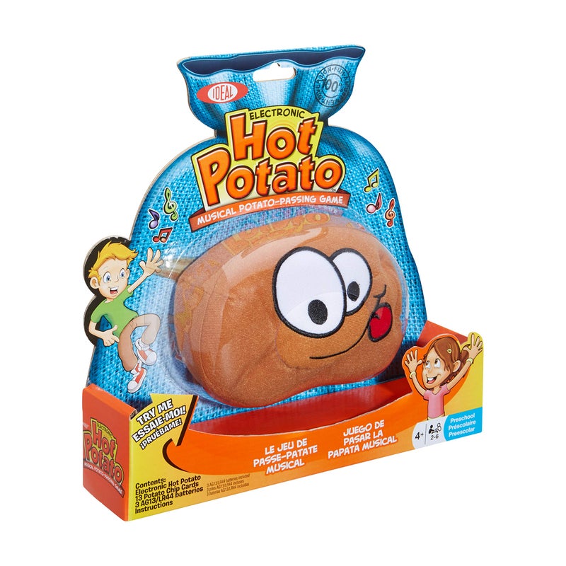 Ideal Hot Potato Electronic Musical Passing Kids Party Game, Donâ€™t Get Caught With the Spud When the Music Stops! Ages 4+, 2-6 Players - Image 1