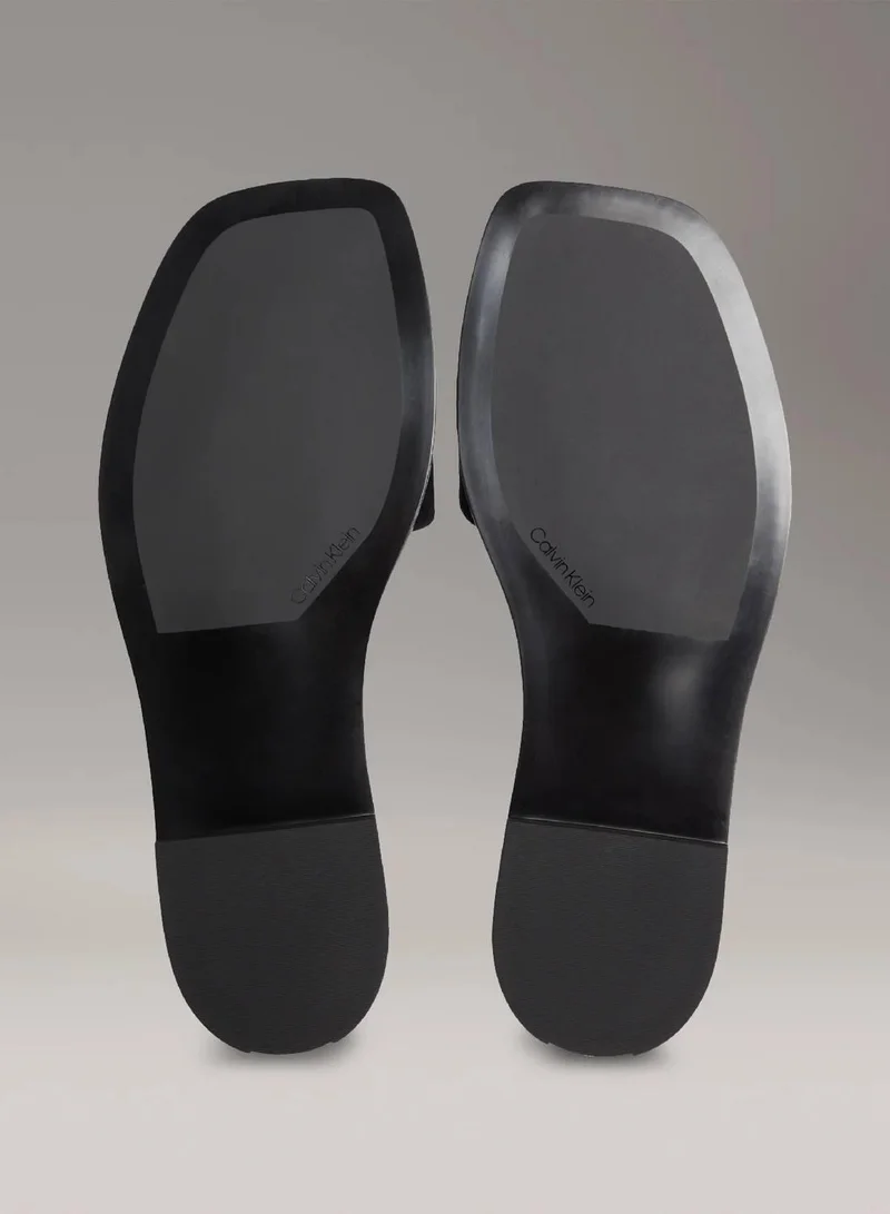 Calvin Klein Ck Black Suede Sandals for Women | Best Price UAE