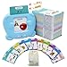 MAYAPHILOS 510 Words Alphabet Talking Flash Cards for 38 Years Toddlers Educational Learning Interactive Toy for Boys Girls Kids Birthday Gifts Preschool Montessori Speech Therapy Autism Toys Blue - Image 2