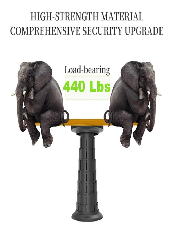 ALEVMOOM Adjustable Telescoping Stool with Cushion,Portable Collapsible Design,Lightweight Outdoor Chair,Retractable Footrest Camping Seat for Beach,Garden,Fishing,Hiking,Travel,BBQ with Bag,Carabiner - Image 3