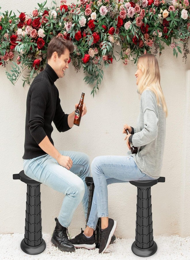 ALEVMOOM Adjustable Telescoping Stool with Cushion,Portable Collapsible Design,Lightweight Outdoor Chair,Retractable Footrest Camping Seat for Beach,Garden,Fishing,Hiking,Travel,BBQ with Bag,Carabiner - Image 5