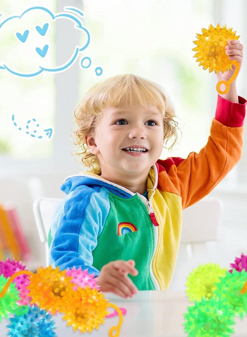 Raxoom 12 PCS Light Up LED Bouncy Ball Flashing Balls Rubber Toy Party Favors for Kids,Classroom, Party Favors, Goodie Bags Fillers, Birthday Day Gifts and Prize,Bulk Toys for School Classroom Boys and Girls - Image 5